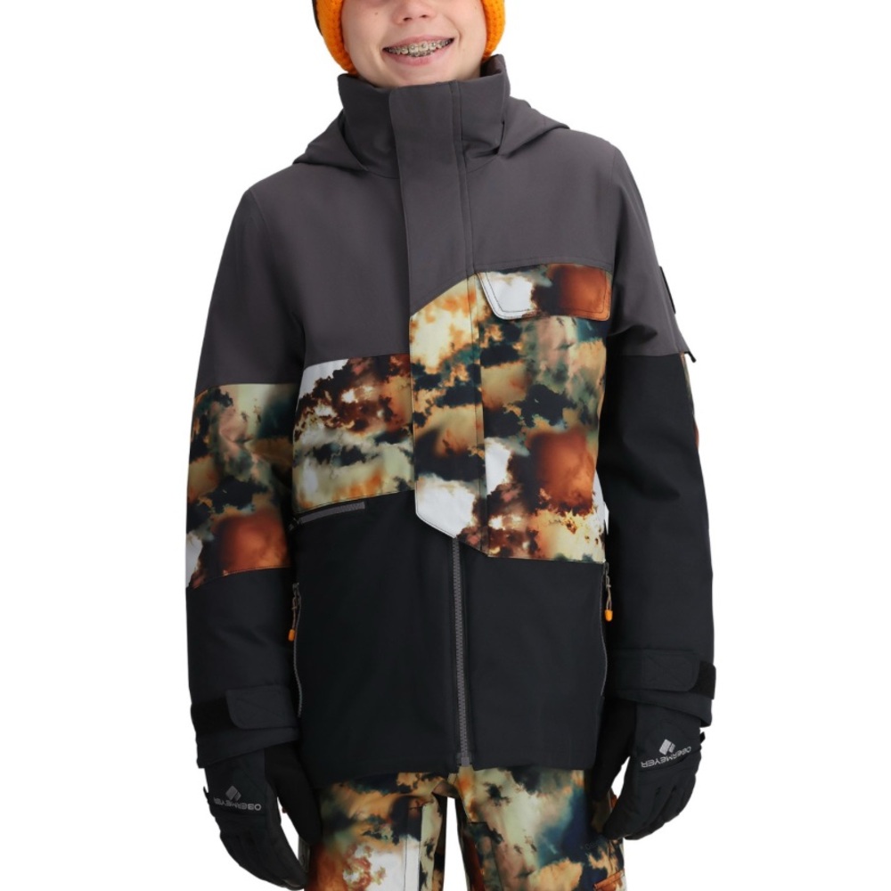 Obermeyer Axel Jacket - Amber Cloud, NWT Size M (10/12) Snow Ski Winter Coat NEW